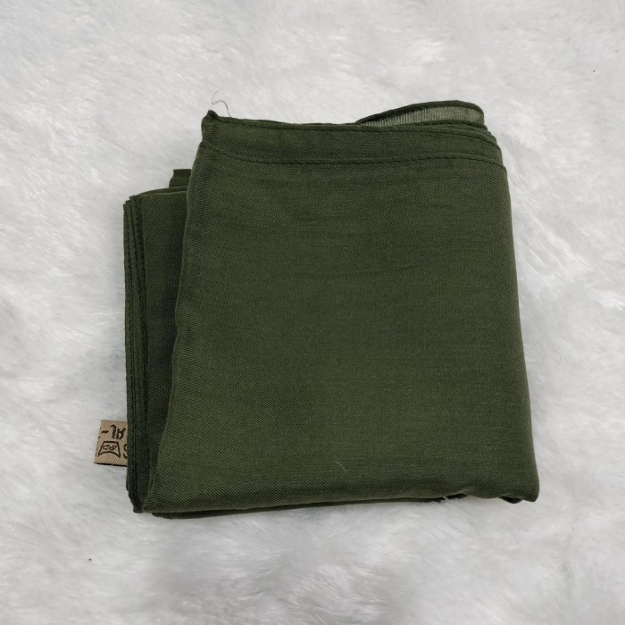 Jilbab Paris Premium Segi Empat Army
