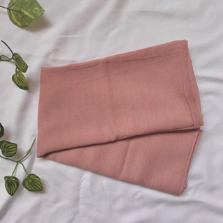 Jilbab Paris Old Segi Empat Dusty Rose