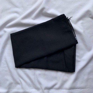 Jilbab Paris Old Segi Empat Hitam