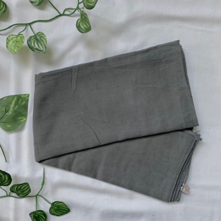 Jilbab Paris Old Segi Empat Dark Grey