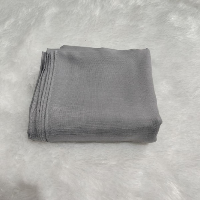 Jilbab Paris Old Segi Empat Light Grey